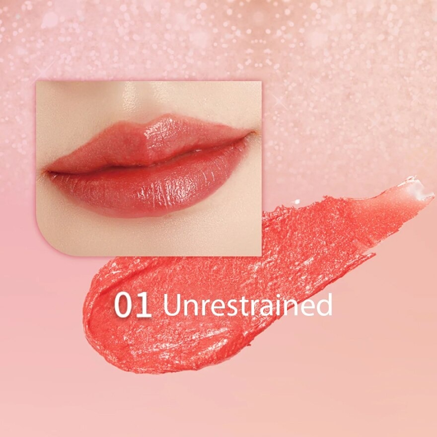 MILLEFEE Fairy Rouge Lipstick 01 Unrestrained (Rose Pink x Silver) 1s