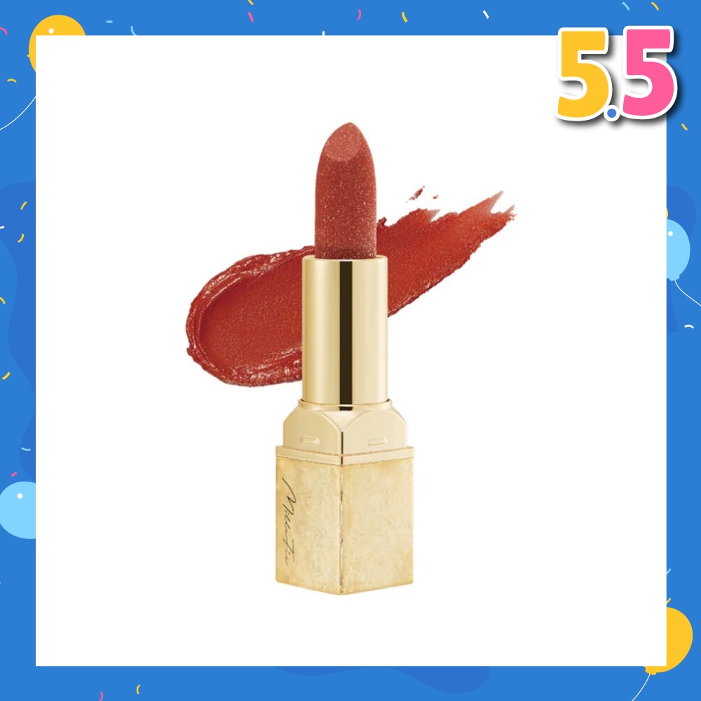 Fairy Rouge Lipstick 04 Temptation (Red x Gold-Pink) 1s