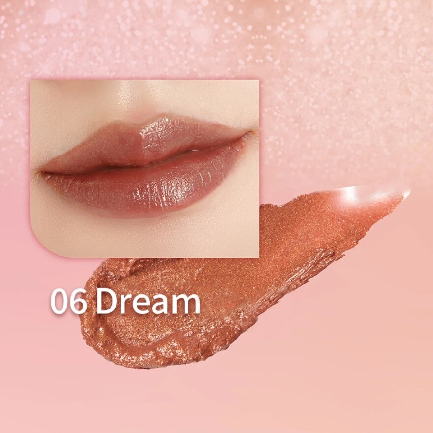 Fairy Rouge Lipstick 06 Dream (Cocoa Brown x Gold) 1s