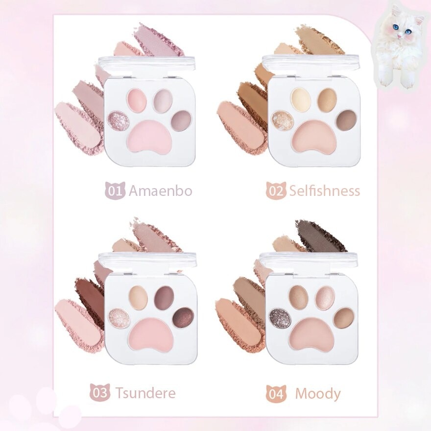 Meow Paw Eyeshadow Palette 03 Tsundere 1s