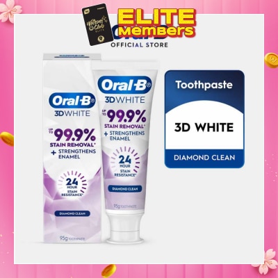 ORAL-B 3D White Professional Enamel Strong Whitening Toothpaste 90g