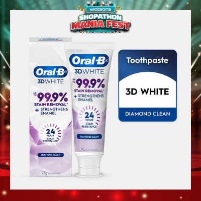 ORAL-B - 3D White Professional Enamel Strong Whitening Toothpaste 90g