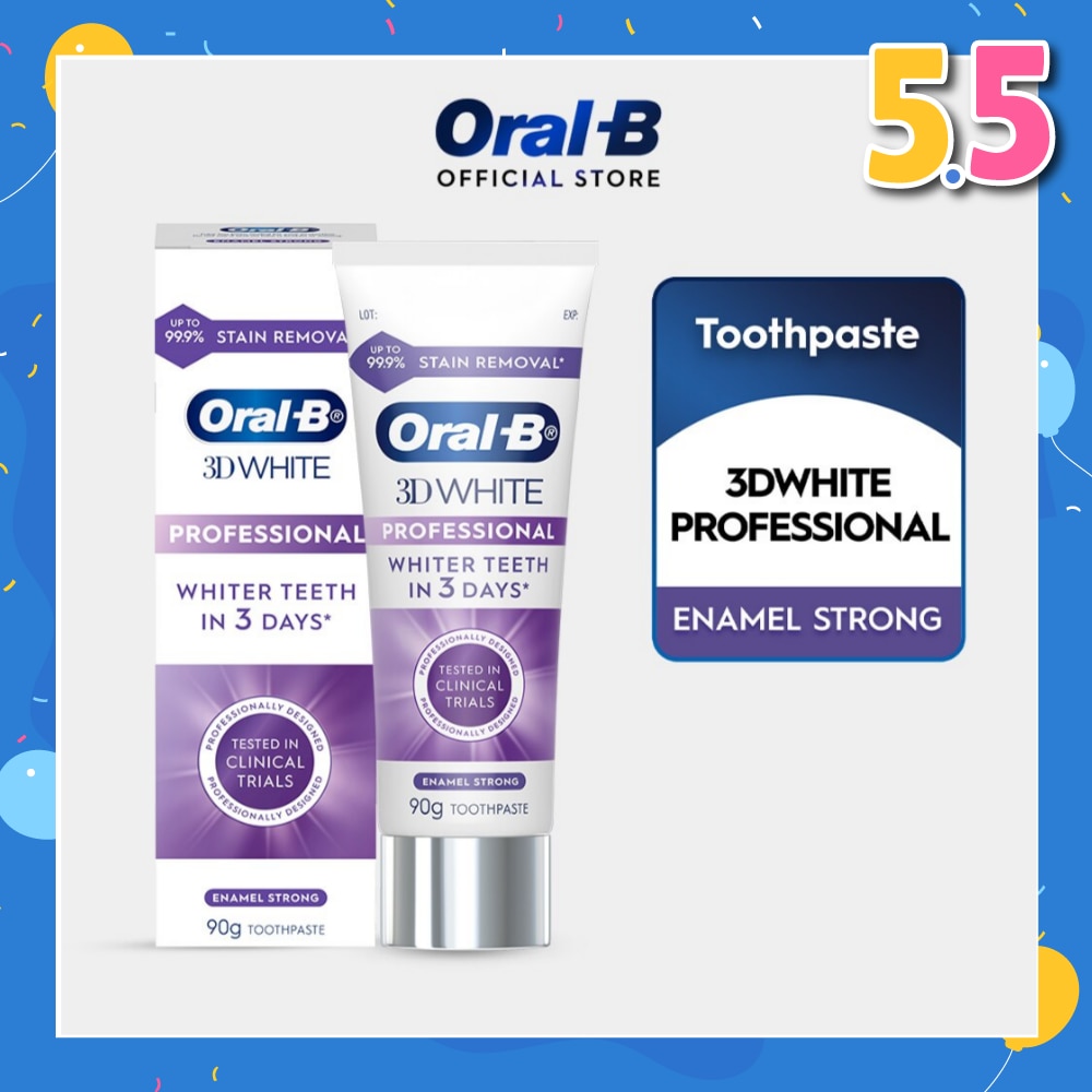 3D White Professional Enamel Strong Whitening Toothpaste 90g