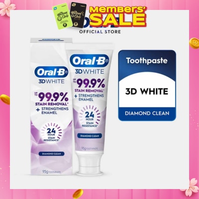 ORAL-B 3D White Professional Enamel Strong Whitening Toothpaste 90g