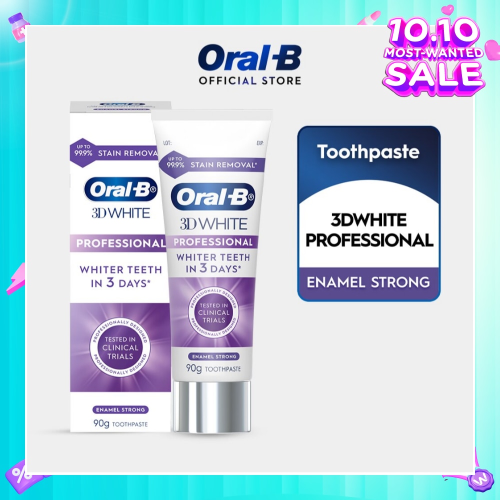 3D White Professional Enamel Strong Whitening Toothpaste 90g