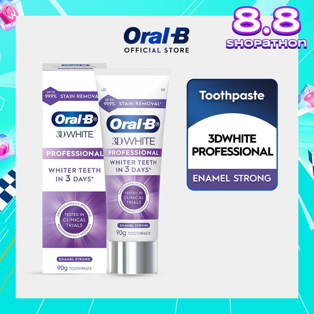 3D White Professional Enamel Strong Whitening Toothpaste 90g