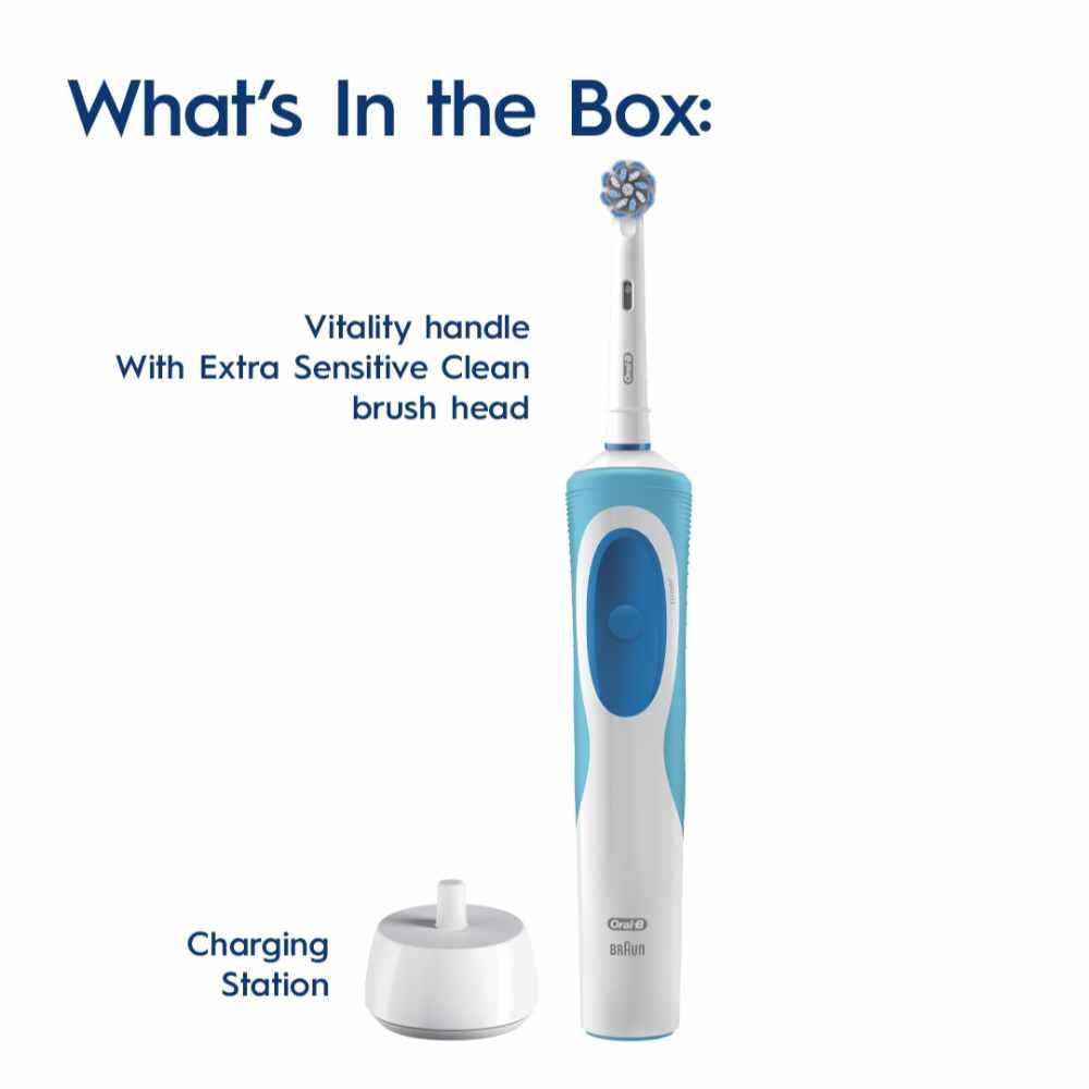 Vitality Extra Sensitive Clean Electric Toothbrush 1s