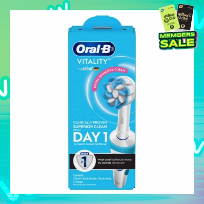 ORAL-B Vitality Extra Sensitive Clean Electric Toothbrush 1s