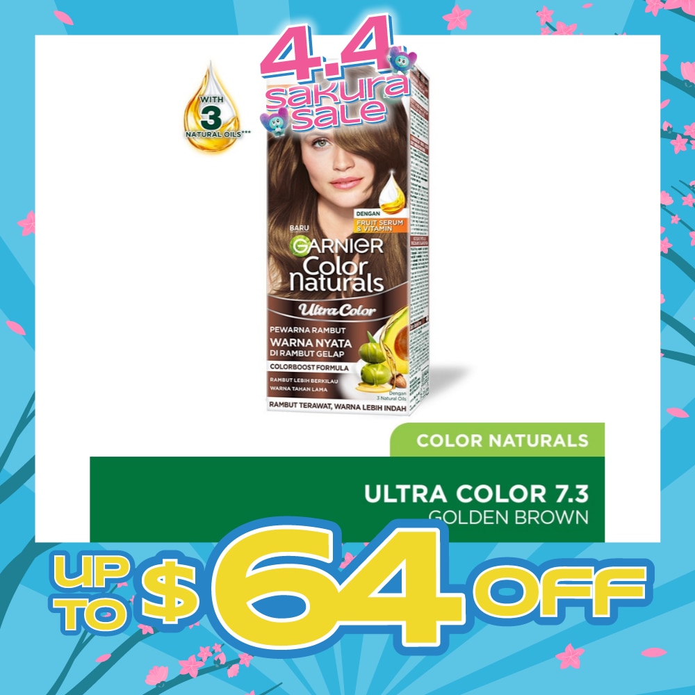 Color Naturals Nourishing Permanent Hair Color 7.3 Golden Brown 1s