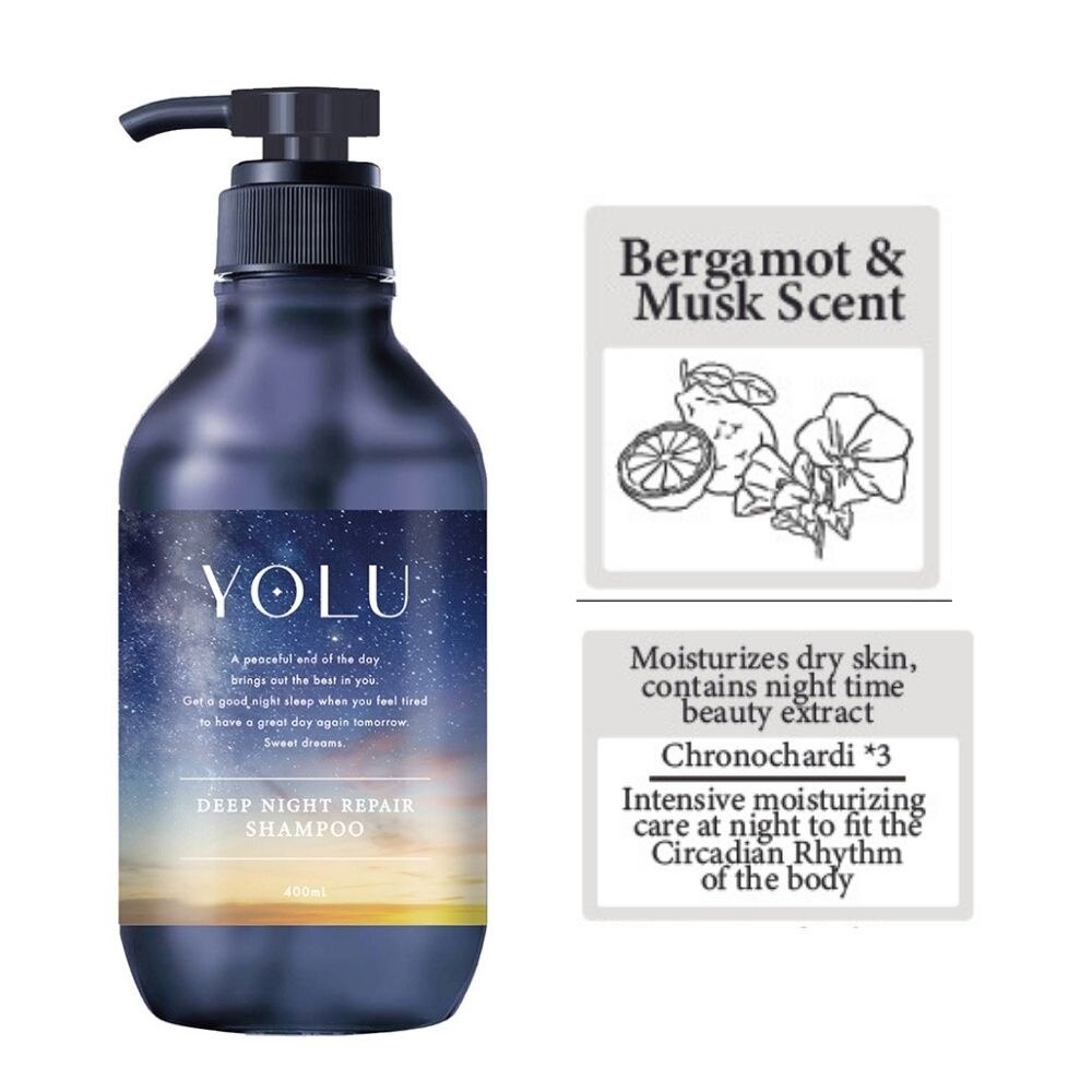 YOLU Deep Night Repair Shampoo 400 Ml | Shampoo