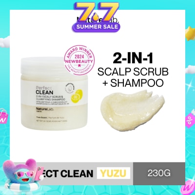 NATURELAB TOKYO - Perfect Clean Yuzu 2-In-1 Scalp Scrub & Clarifying Shampoo 230g