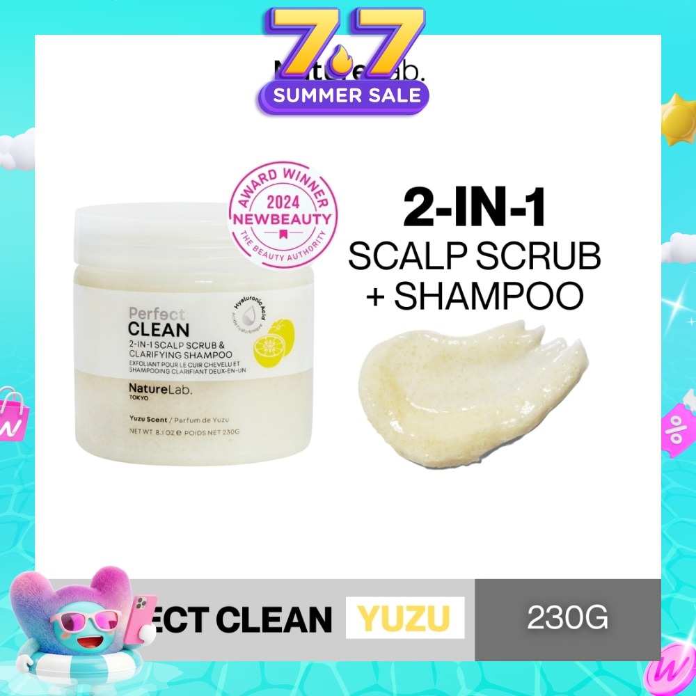 Perfect Clean Yuzu 2-In-1 Scalp Scrub & Clarifying Shampoo 230g