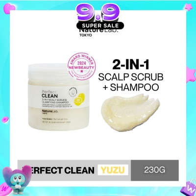 NATURELAB TOKYO - Perfect Clean Yuzu 2-In-1 Scalp Scrub & Clarifying Shampoo 230g image