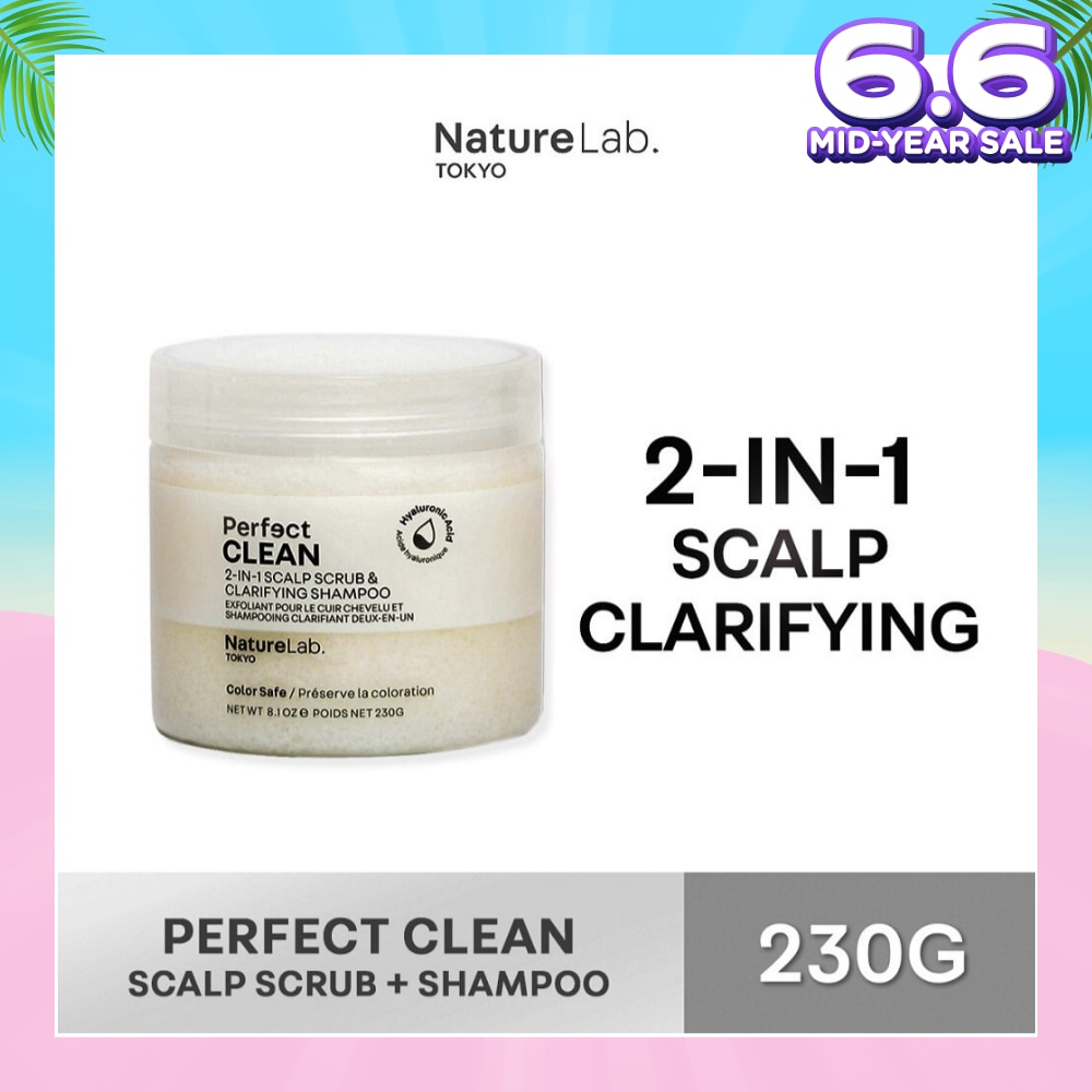Perfect Clean 2-In-1 Scalp Scrub & Clarifying Shampoo 230g