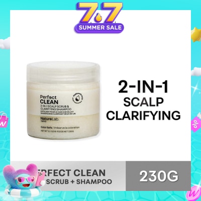 NATURELAB TOKYO - Perfect Clean 2-In-1 Scalp Scrub & Clarifying Shampoo 230g