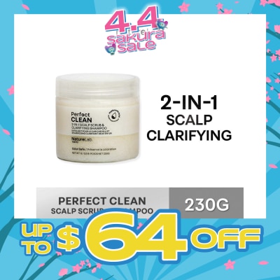 NATURELAB TOKYO - Perfect Clean 2-In-1 Scalp Scrub & Clarifying Shampoo 230g