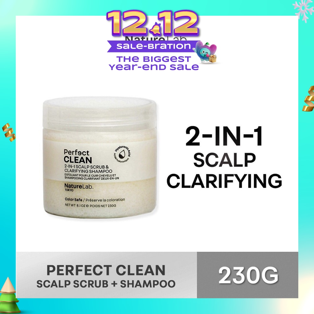 Perfect Clean 2-In-1 Scalp Scrub & Clarifying Shampoo 230g