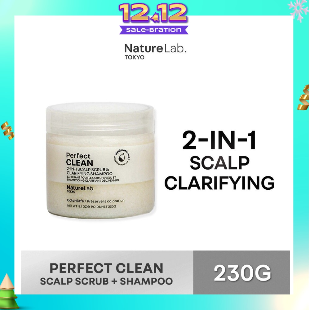 Perfect Clean 2-In-1 Scalp Scrub & Clarifying Shampoo 230g