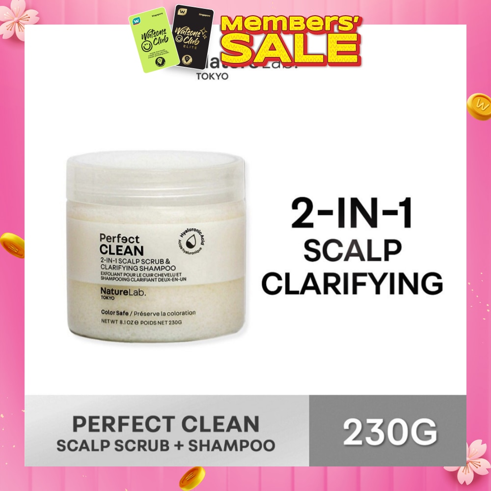 Perfect Clean 2-In-1 Scalp Scrub & Clarifying Shampoo 230g