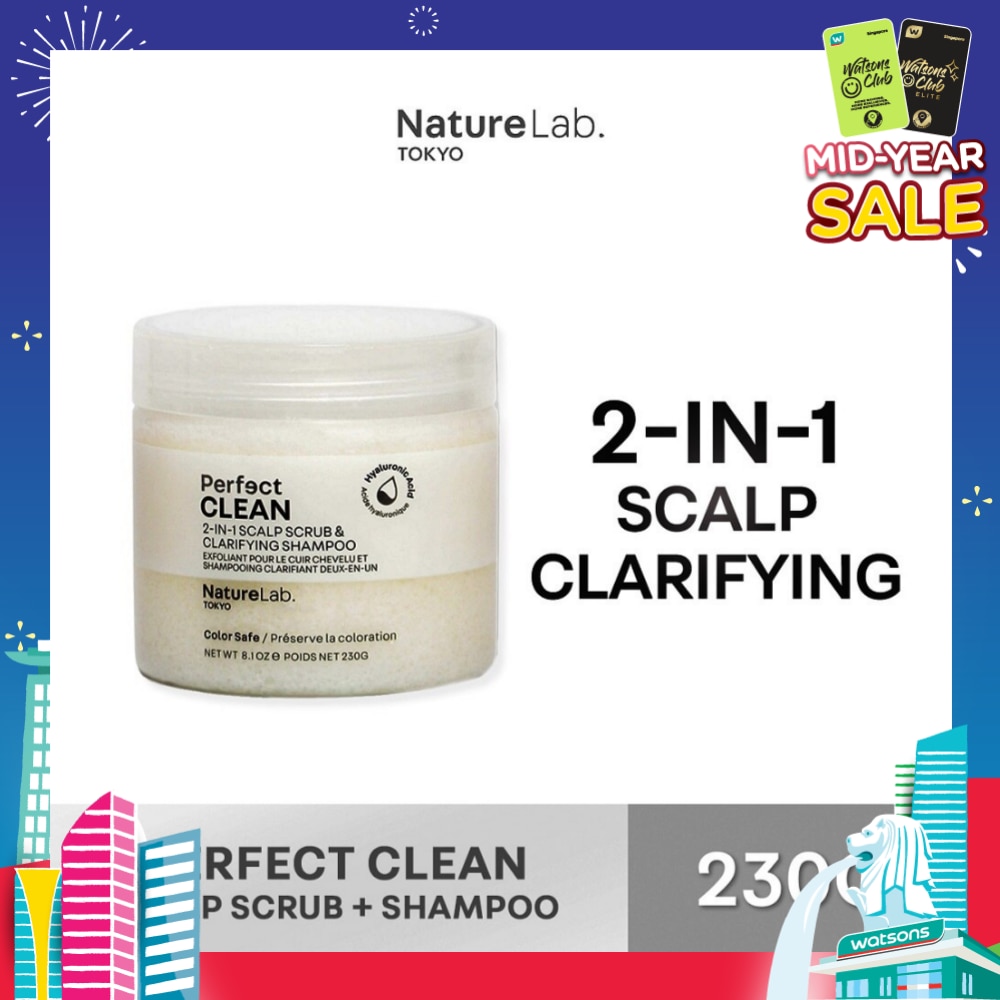 Perfect Clean 2-In-1 Scalp Scrub & Clarifying Shampoo 230g
