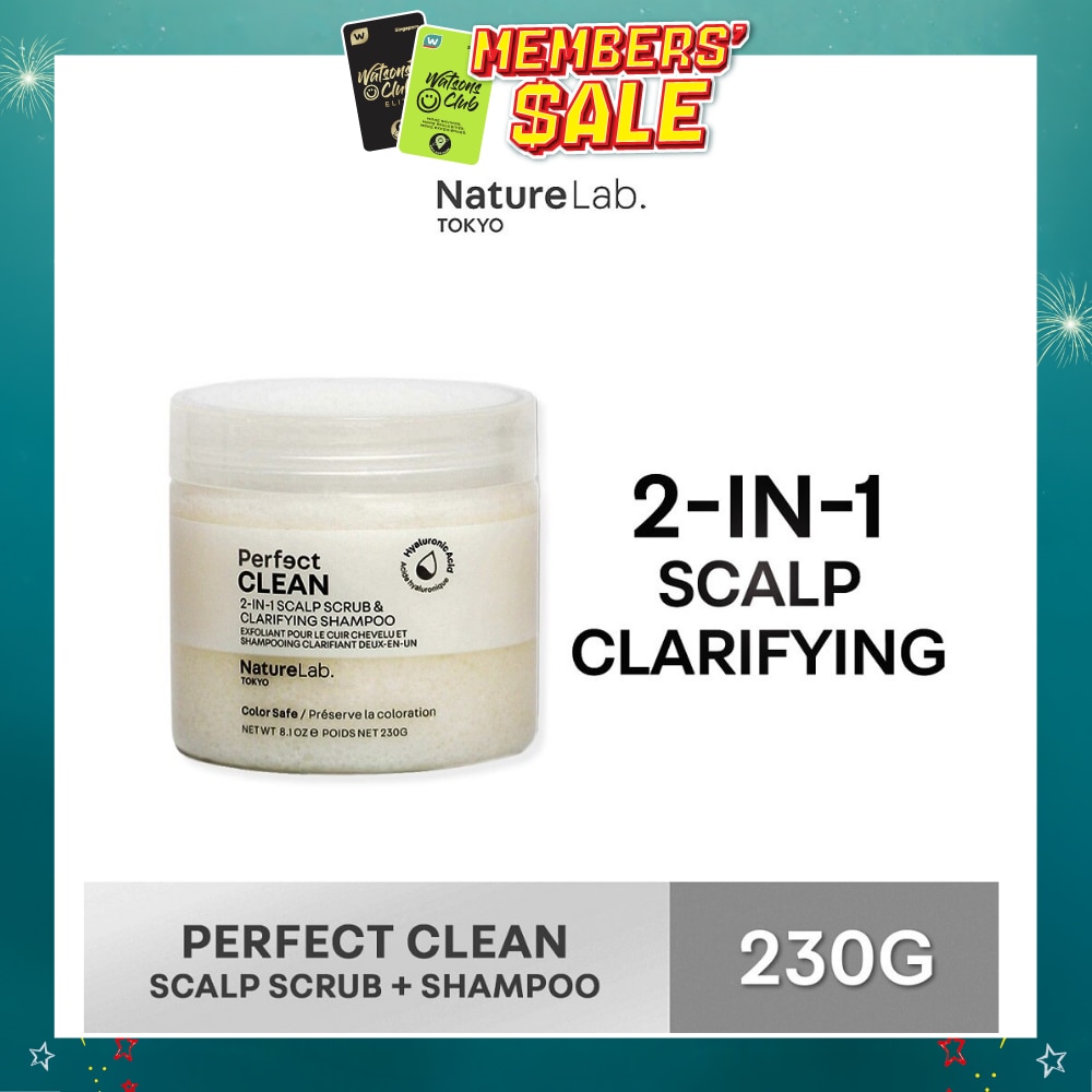 Perfect Clean 2-In-1 Scalp Scrub & Clarifying Shampoo 230g
