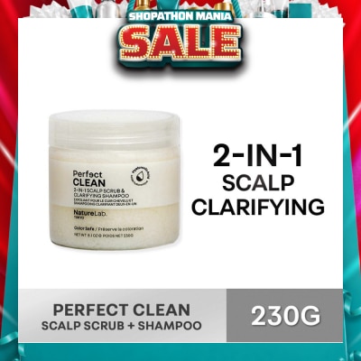 NATURELAB TOKYO - Perfect Clean 2-In-1 Scalp Scrub & Clarifying Shampoo 230g