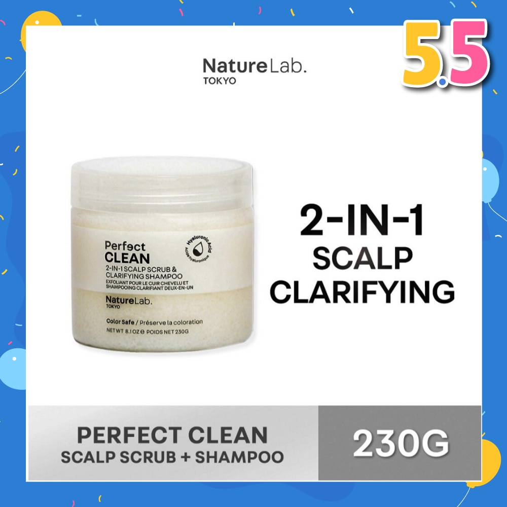 Perfect Clean 2-In-1 Scalp Scrub & Clarifying Shampoo 230g