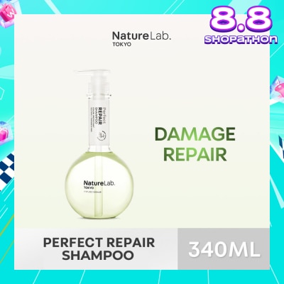 NATURELAB TOKYO Perfect Repair Shampoo (Sulfate & Paraben Free) 340ml