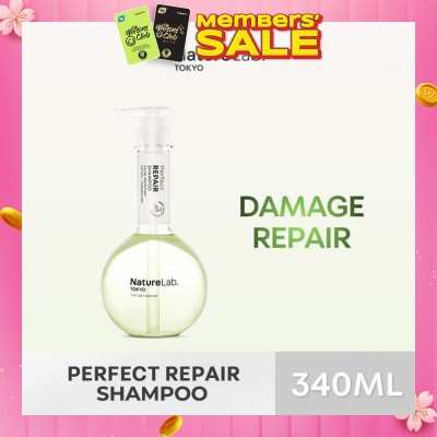 NATURELAB TOKYO Perfect Repair Shampoo (Sulfate & Paraben Free) 340ml