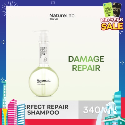 NATURELAB TOKYO Perfect Repair Shampoo (Sulfate & Paraben Free) 340ml