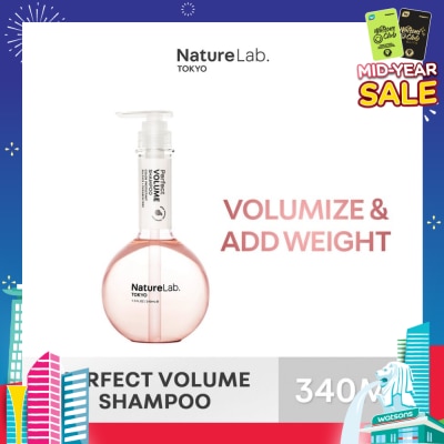 NATURELAB TOKYO Perfect Volume Shampoo (Sulfate & Paraben Free) 340ml