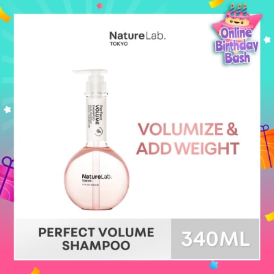 NATURELAB TOKYO Perfect Volume Shampoo (Sulfate & Paraben Free) 340ml