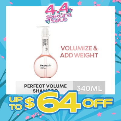 NATURELAB TOKYO - Perfect Volume Shampoo (Sulfate & Paraben Free) 340ml
