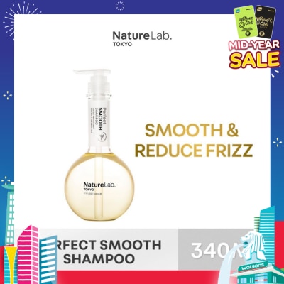 NATURELAB TOKYO Perfect Smooth Shampoo (Sulfate & Paraben Free) 340ml