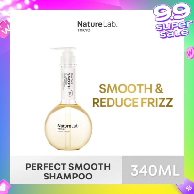 NATURELAB TOKYO Perfect Smooth Shampoo (Sulfate & Paraben Free) 340ml