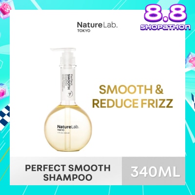 NATURELAB TOKYO Perfect Smooth Shampoo (Sulfate & Paraben Free) 340ml