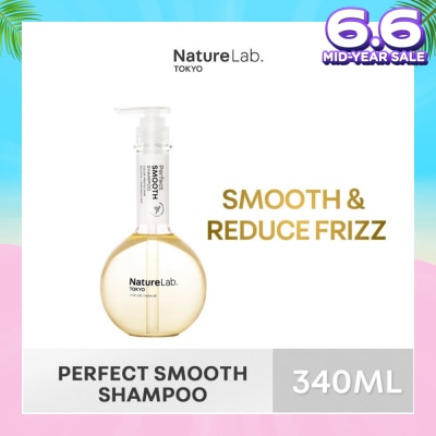 NATURELAB TOKYO Perfect Smooth Shampoo (Sulfate & Paraben Free) 340ml