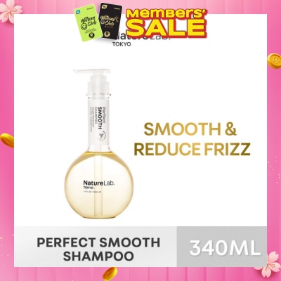 NATURELAB TOKYO Perfect Smooth Shampoo (Sulfate & Paraben Free) 340ml