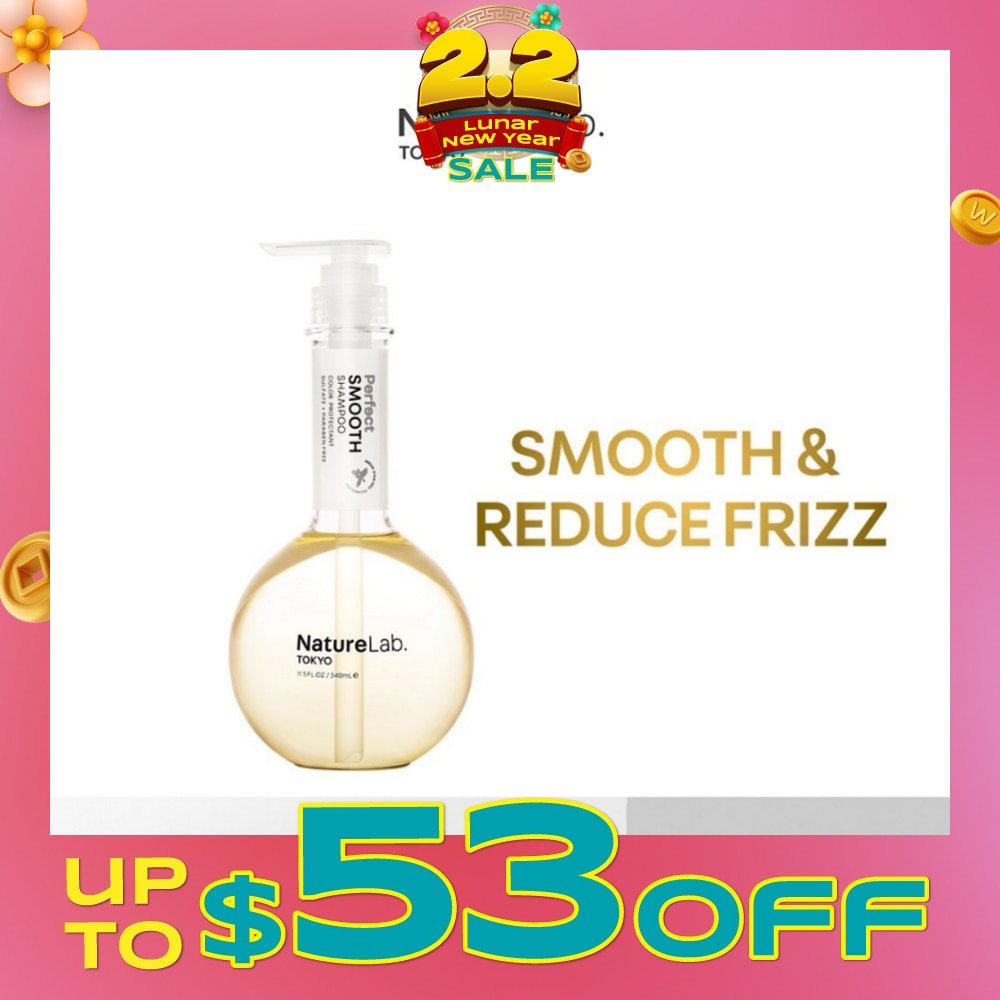 Perfect Smooth Shampoo (Sulfate & Paraben Free) 340ml