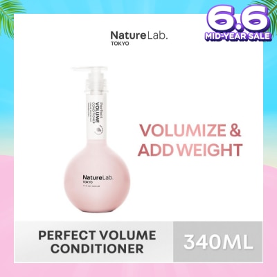 NATURELAB TOKYO Perfect Volume Conditioner (Sulfate & Paraben Free) 340ml