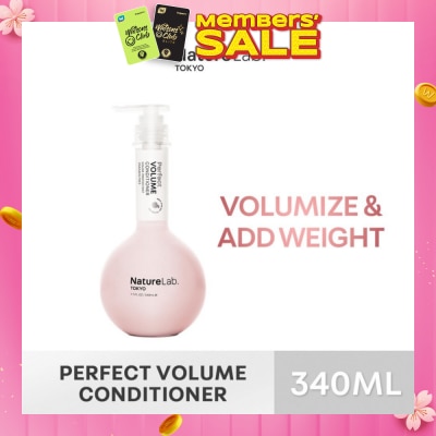 NATURELAB TOKYO Perfect Volume Conditioner (Sulfate & Paraben Free) 340ml