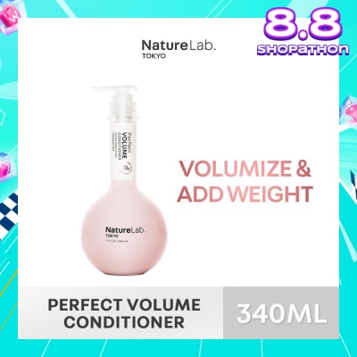 NATURELAB TOKYO Perfect Volume Conditioner (Sulfate & Paraben Free) 340ml