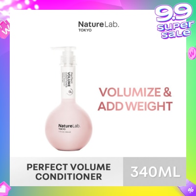 NATURELAB TOKYO Perfect Volume Conditioner (Sulfate & Paraben Free) 340ml