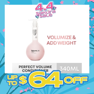 NATURELAB TOKYO - Perfect Volume Conditioner (Sulfate & Paraben Free) 340ml