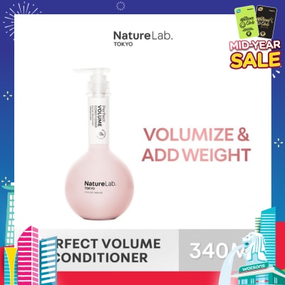 NATURELAB TOKYO Perfect Volume Conditioner (Sulfate & Paraben Free) 340ml