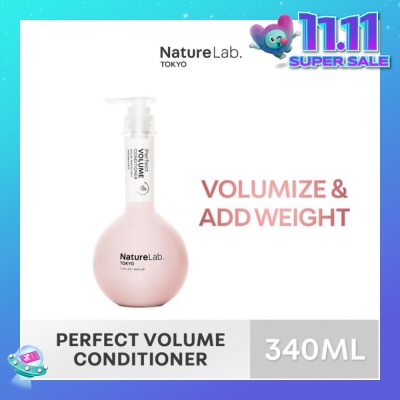 NATURELAB TOKYO Perfect Volume Conditioner (Sulfate & Paraben Free) 340ml