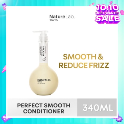 NATURELAB TOKYO Perfect Smooth Conditioner (Sulfate & Paraben Free) 340ml
