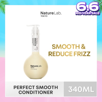 NATURELAB TOKYO Perfect Smooth Conditioner (Sulfate & Paraben Free) 340ml