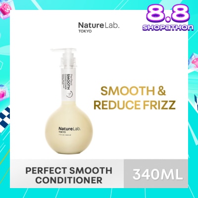 NATURELAB TOKYO Perfect Smooth Conditioner (Sulfate & Paraben Free) 340ml