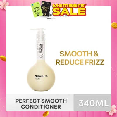 NATURELAB TOKYO Perfect Smooth Conditioner (Sulfate & Paraben Free) 340ml